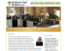 Tablet Screenshot of mulberrytreebuilders.com